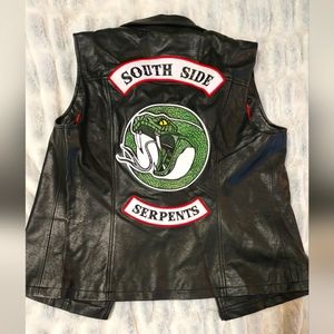 Riverdale Moto Vest with spikes (never worn)